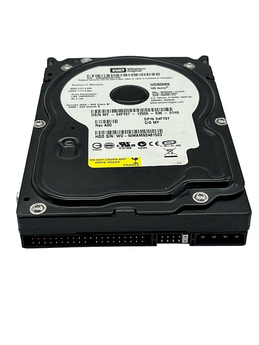 HD WESTERN DIGITAL Caviar WD800BB - IDE (Usado)