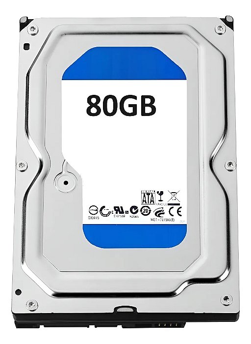 Disco Rígido HD 80GB para PC SATA Diversas Marcas