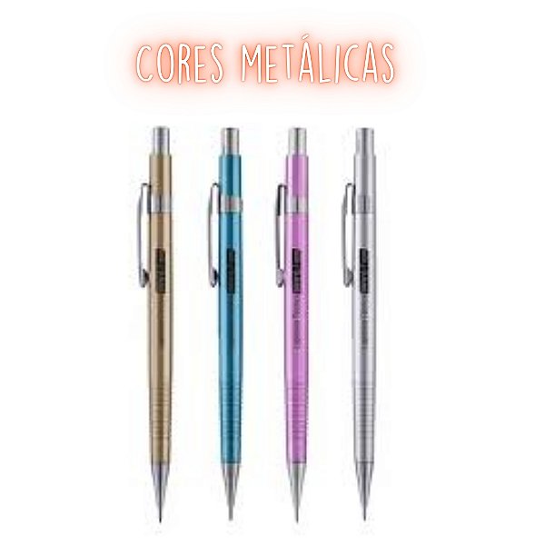 Lapiseira Técnica Metalizada BRW 0.7mm