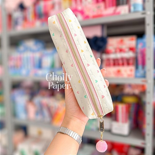 Estojo Escolar Estampado Candy Colors BRW