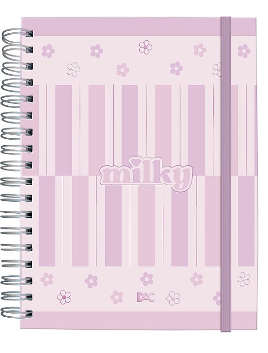 Caderno Smart Universitário Milky 10 Matérias 80fls - DAC