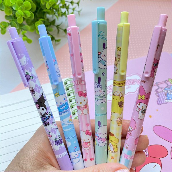 Caneta Gel Retrátil Sanrio Colors 0.5mm