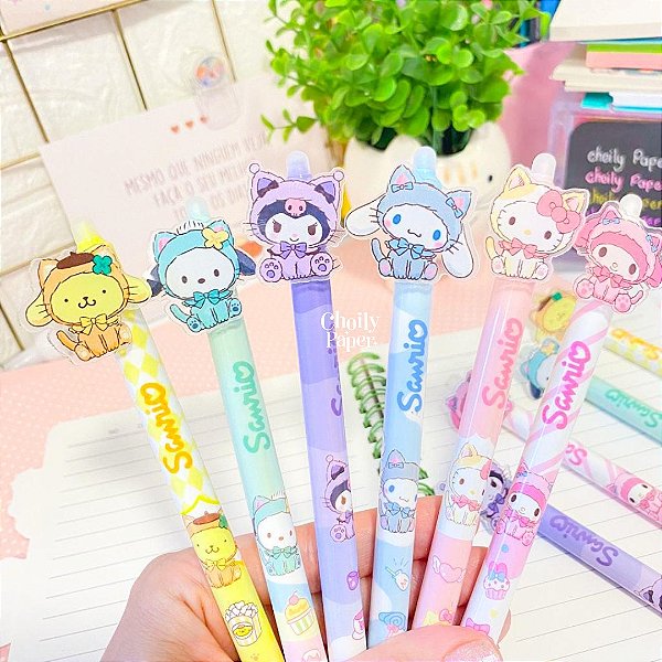 Caneta Apagável Cute Baby Sanrio - Tinta Azul