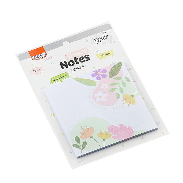 Bloco Smart Notes Botânica c/ 30fls - BRW