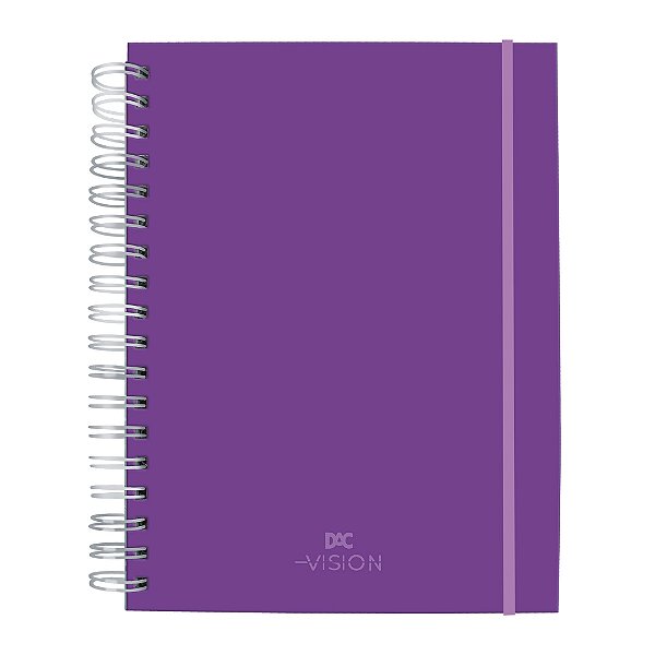 Caderno Smart Universitário Vision Purple 10 Matérias 80fls - DAC
