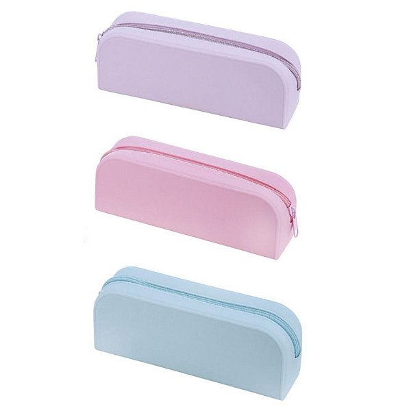 Estojo Retangular Silicone - BRW