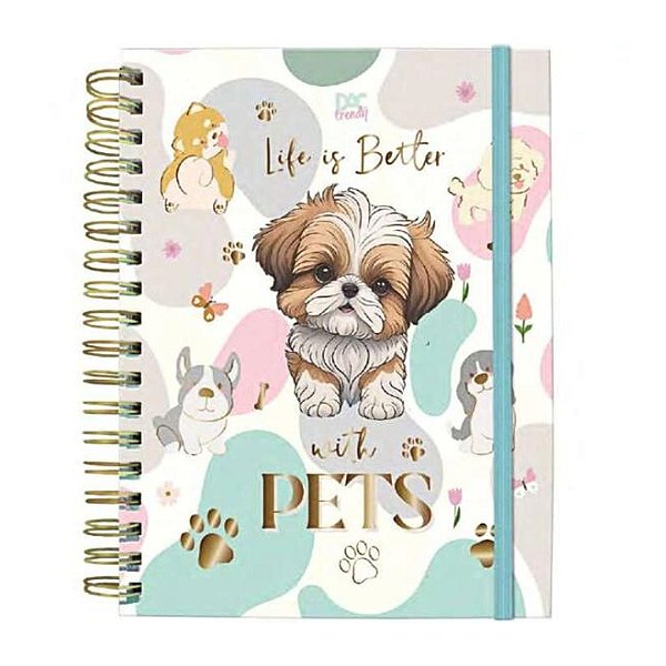 Caderno Smart Universitário Trendy Pets - DAC