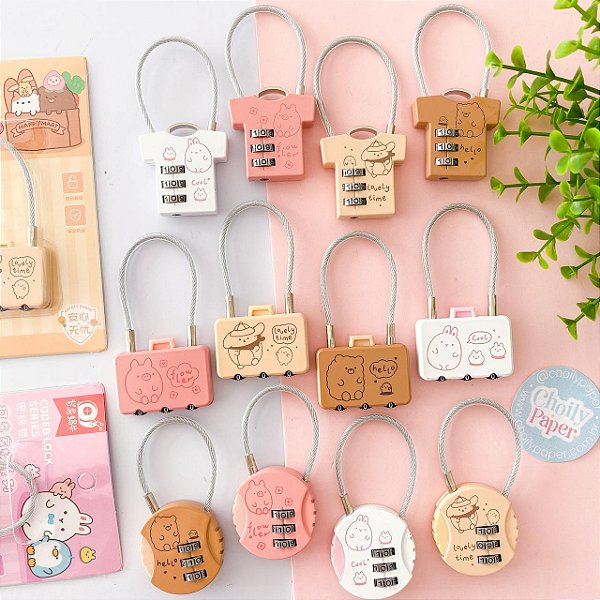 Cadeado Com Segredo e Alça Longa