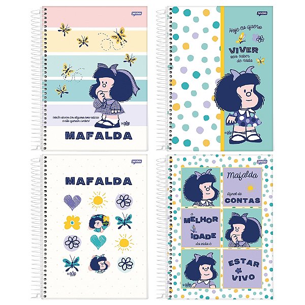 Caderno Universitário 1m Mafalda - Jandaia