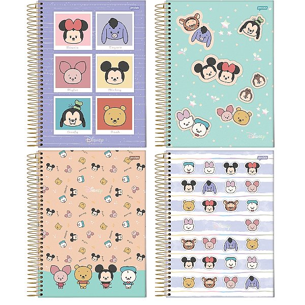 Caderno Universitário 1m Disney Yululun - Jandaia