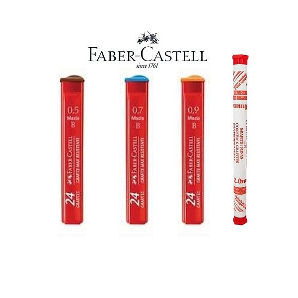 Grafite Polymer B Faber - Castell c/24 un