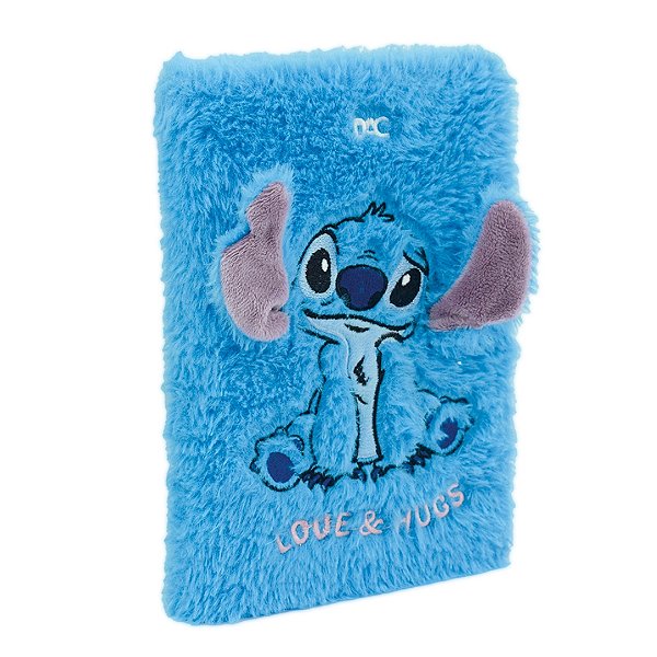 Caderno A5 Fluffy Pelúcia Stitch - DAC