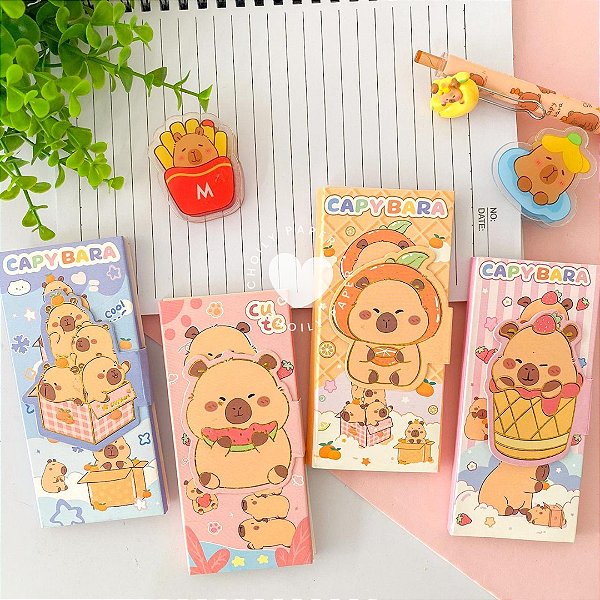 Bloco de Notas Sanfonado 45fls - Capivara