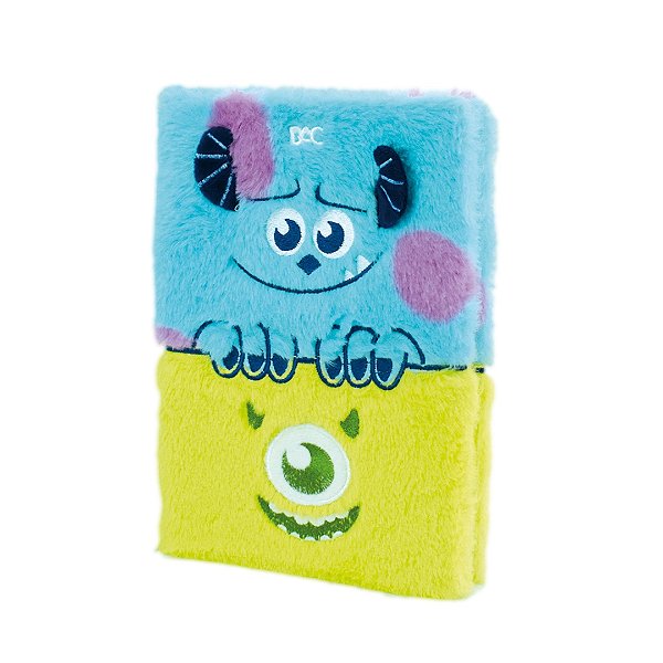 Caderno A5 Fluffy Pelúcia Monstros S.A - DAC