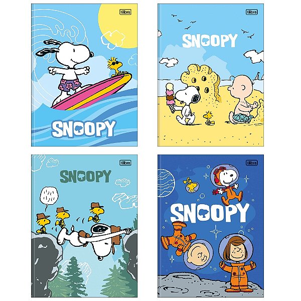 Caderno Brochura Universitário 80fls Snoopy - Tilibra