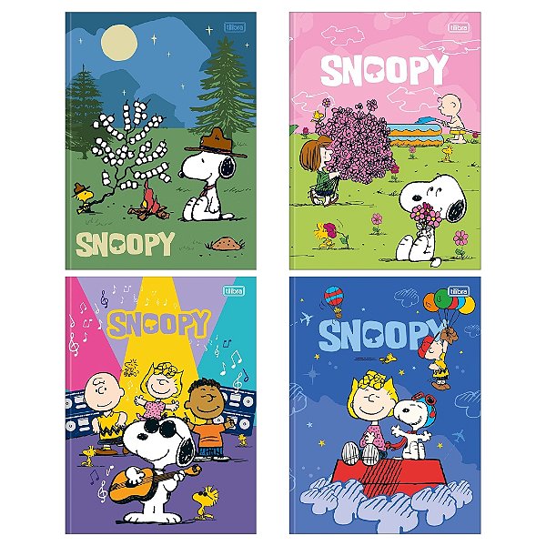 Caderno Brochura Universitário 80fls Snoopy - Tilibra