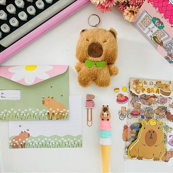 Kit Mimo de Presente com Caixinha - Capivara