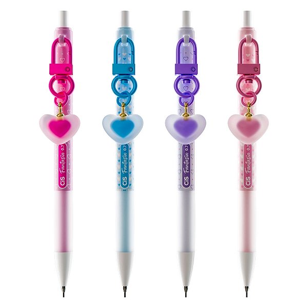 Lapiseira 0.7mm Fantasia Coração - Cis