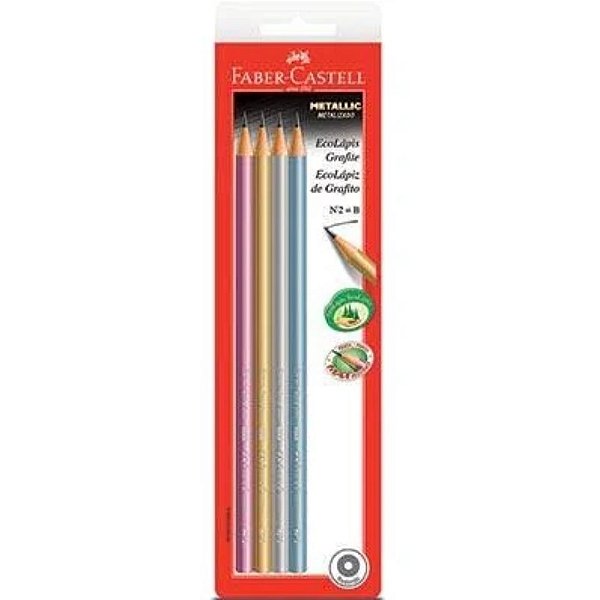 Ecolápis 2B Metallic - Faber-Castell