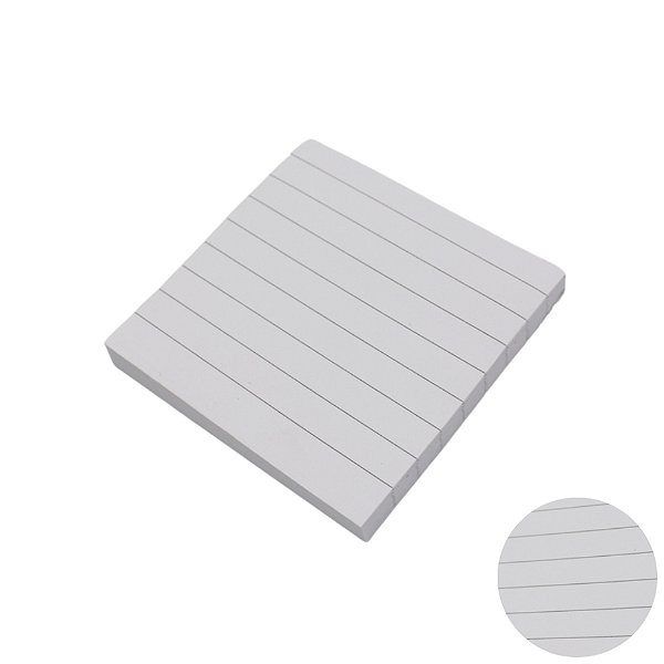 Bloco de Notas Branco Pautado 80fls