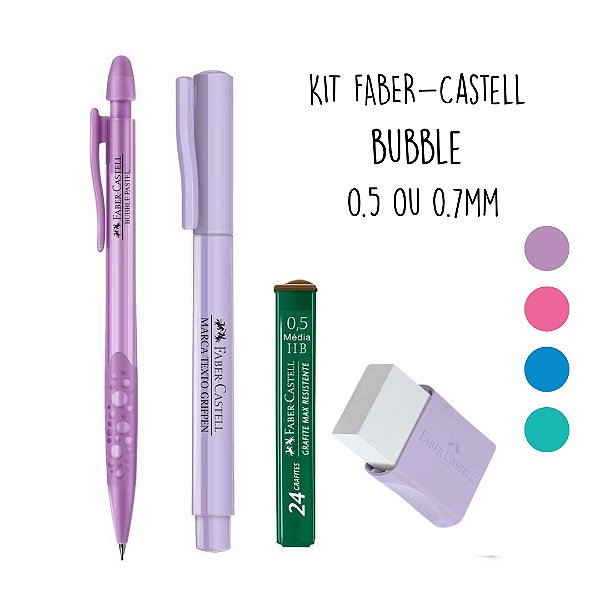 Kit Escolar Bubble Faber - Castell