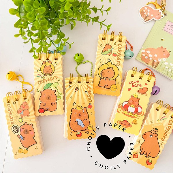 Mini Bloco Espiral Surpresa Capivara