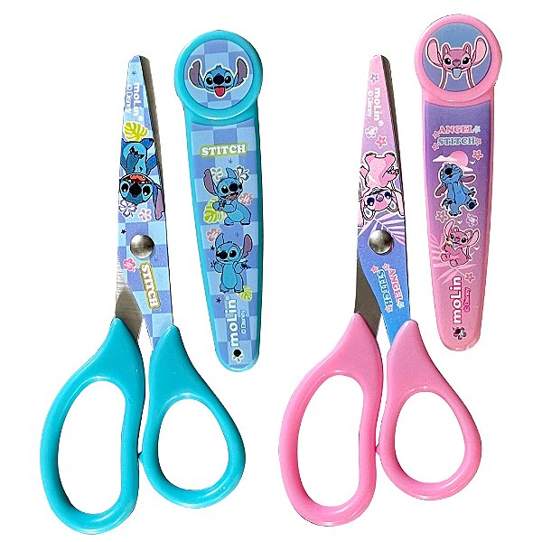 Tesoura Escolar com Capa Stitch - Molin