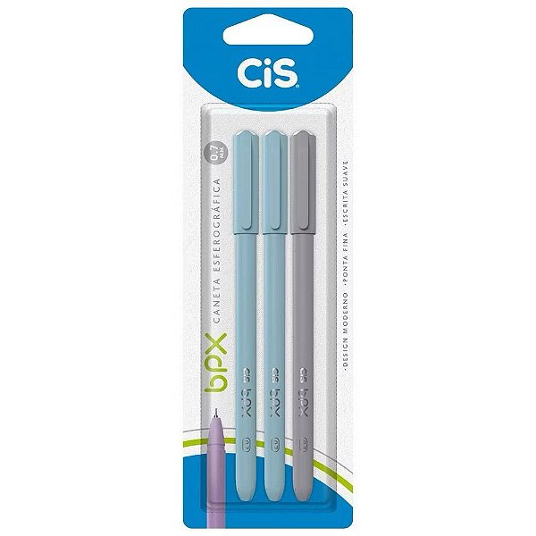 Kit Caneta Esferográfica BPX c/3 - CIS