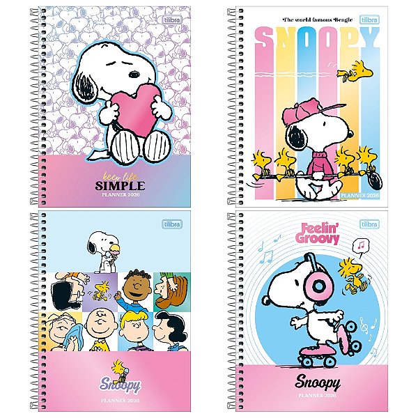Planner 2026 Snoopy - Tilibra