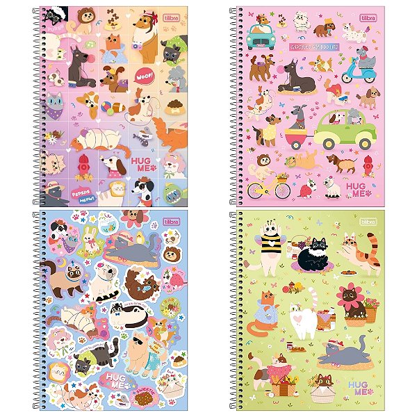Caderno Universitário 10 Matérias Hug Me - Tilibra
