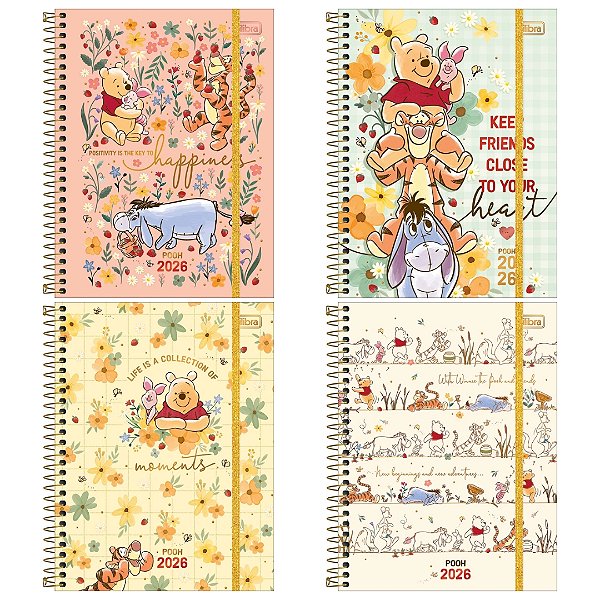 Planner 2026 Pooh - Tilibra