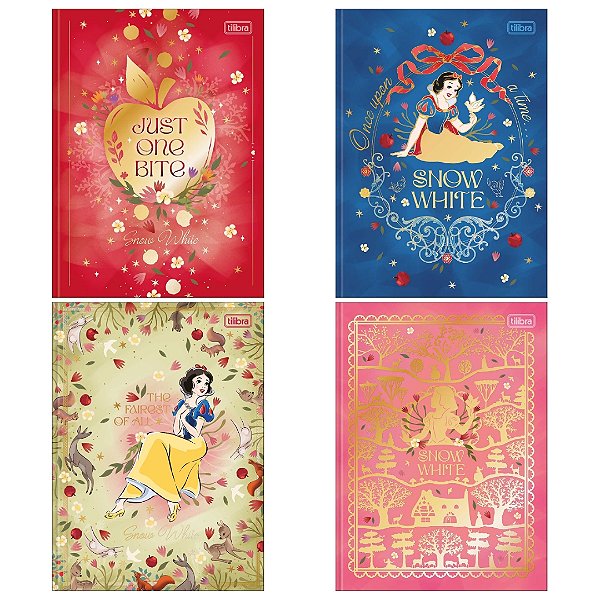 Caderno Brochura Colegial Branca de Neve - Tilibra