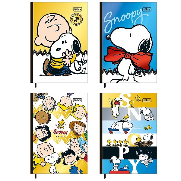 Caderneta Costurada Petit Snoopy 96fls - Tilibra
