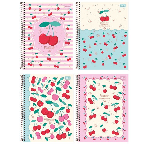 Caderno Universitário 10 Matérias Amarena - Tilibra