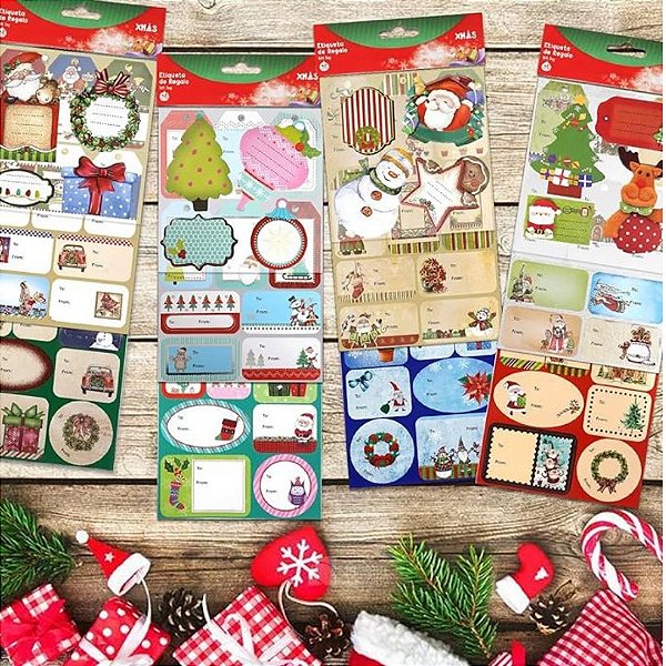 Kit de Adesivos Natalinos - Importado