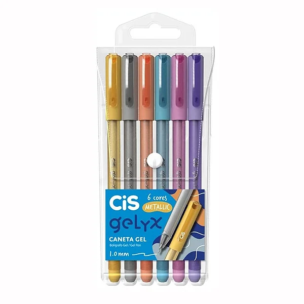 Caneta Gel Cis Gelyx Metallic - CIS