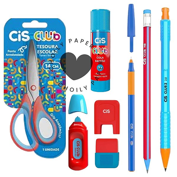 Kit Escolar Cis Club Neon