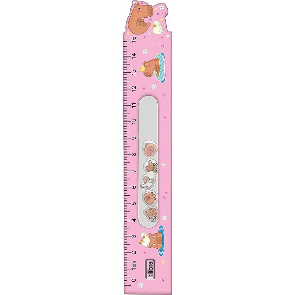 Régua 15 cm CapyClub - Tilibra