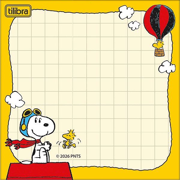 Bloco de Notas Tili Notes Snoopy 50fls - Tilibra