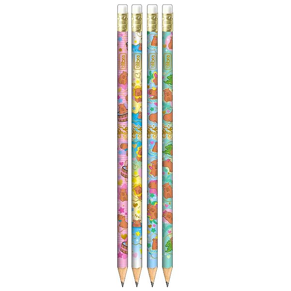 Kit Lápis de Escrever CapyClub N2 - Tilibra