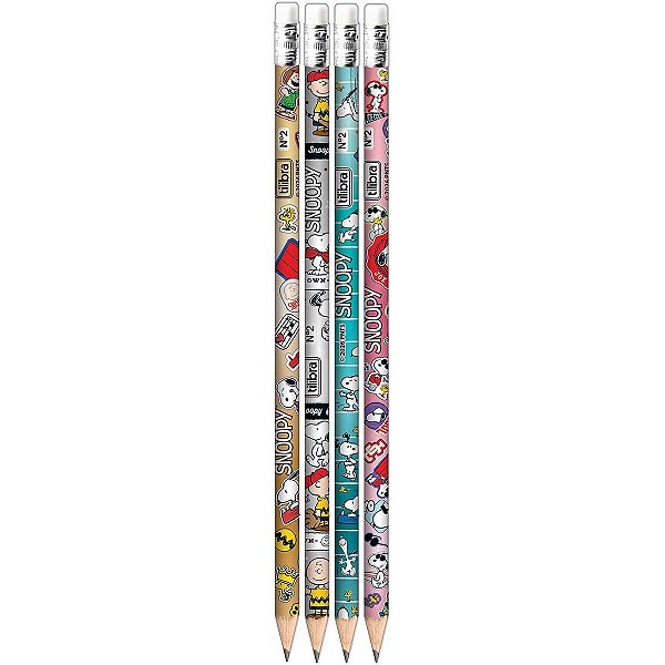 Kit Lápis de Escrever Snoopy N2 - Tilibra