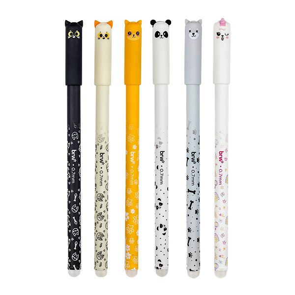 Caneta Gel Apagável Friends Tinta Azul - BRW