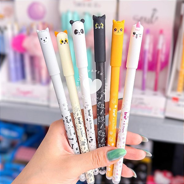 Caneta Gel Apagável Friends Tinta Azul - BRW