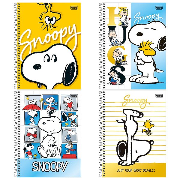 Caderno Universitário 10 Matérias Snoopy - Tilibra
