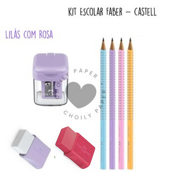 Kit Escolar Mini Box Grip 2001 Faber-Castell