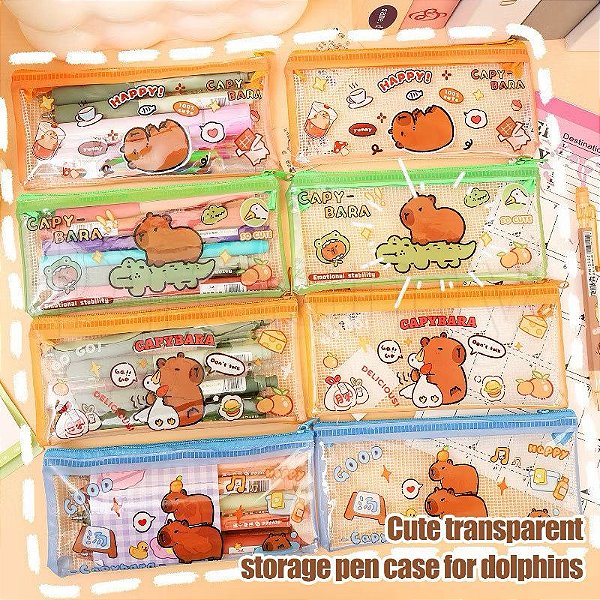 Case Estojo Transparente - Capivara