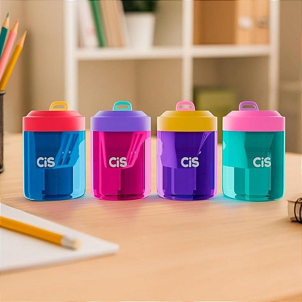 Apontador com Depósito Cis 360 2 Furos - Cis