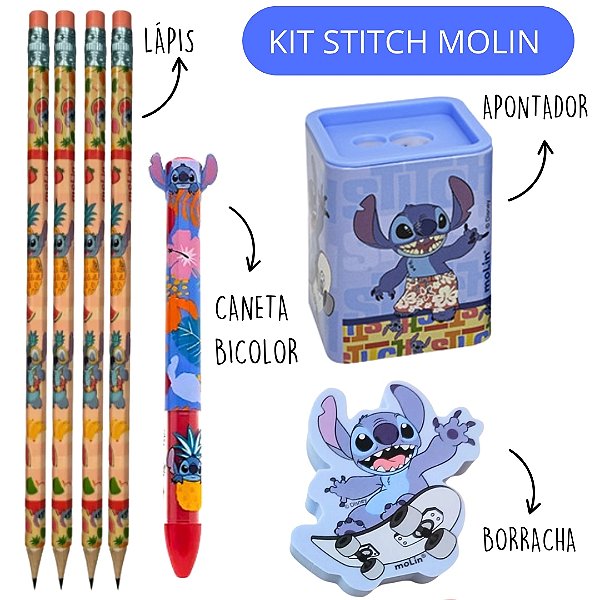 Kit Escolar Stitch - Molin