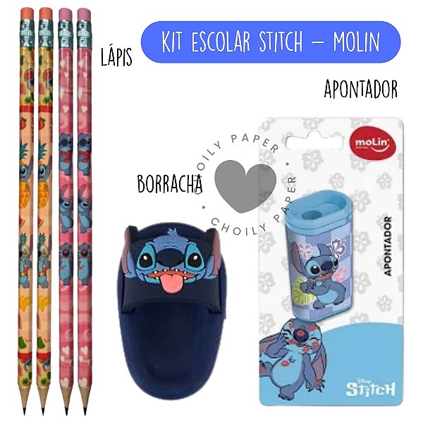 Kit Escolar Stitch Divertido - Molin