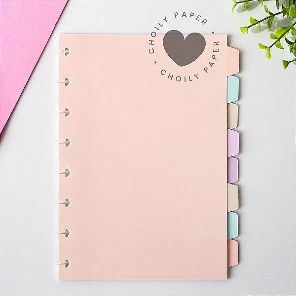 Divisória para Caderno de Disco A5 ou B5